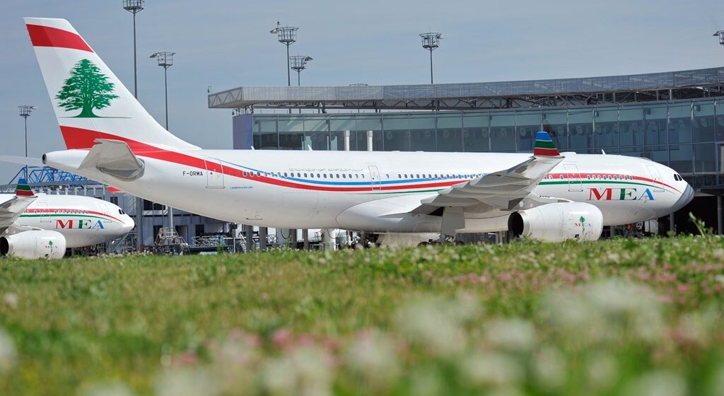 Arrival of MEA flight from Dammam with 135 passengers on board