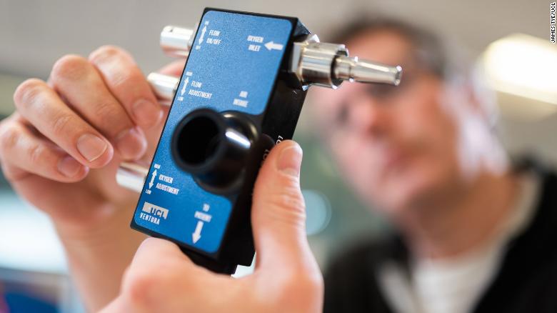 The newly-developed CPAP device.