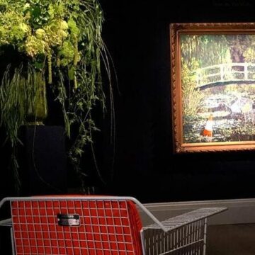 Banksys-Show-Me-The-Monet-Painting-Sells-for-9Million-at-Auction Banksy’s take on Monet fetches $10 million at auction