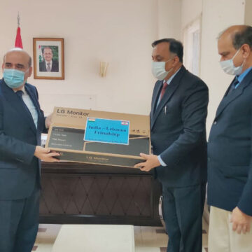 Embassy of India donates office equipment to Lebanese Ministry of Foreign Affairs