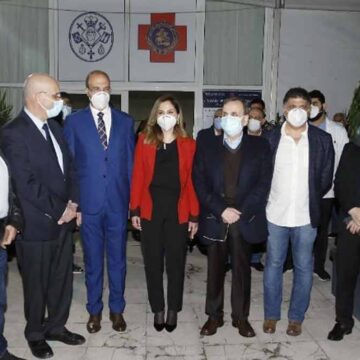 Ministers Hassan, Abdel Samad begin a tour of the vaccination centers by visiting St. George Hospital