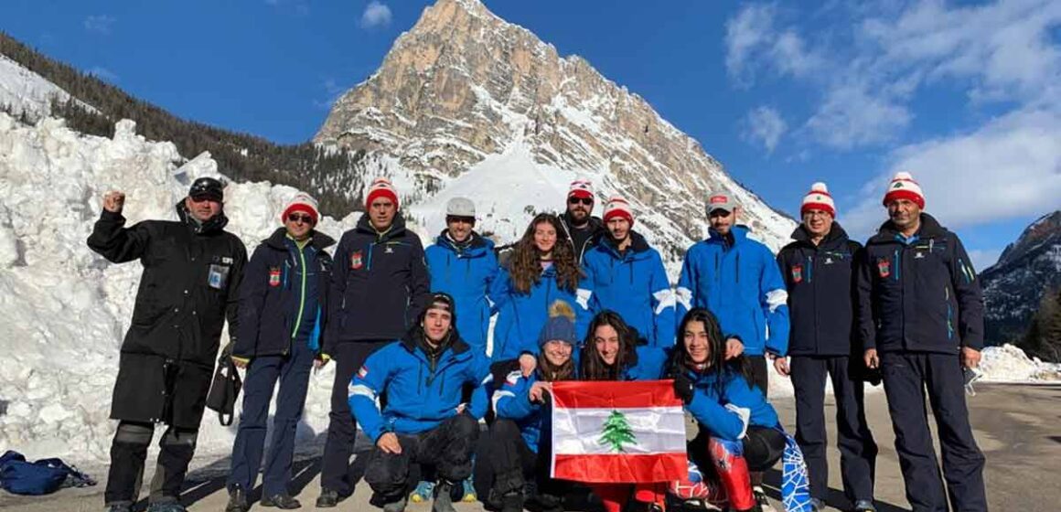 The Ski Federation mission to Italy to participate in the Alpine Ski World Championship