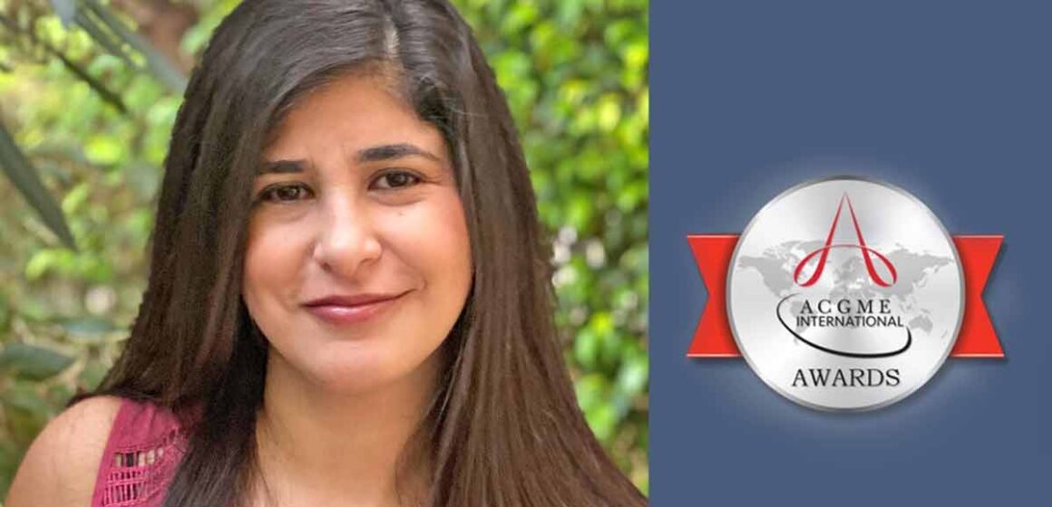 AUB’s Rania Jaber recipient of an international award for graduate medical education