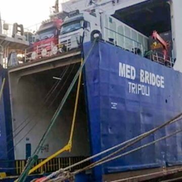 Second ship loaded with oxygen truckloads docks at Tripoli Port