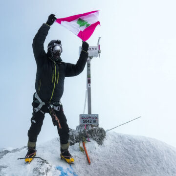 Lebanon’s Hamadeh Malaeb Summits Mount Elbrus, Europe’s Highest Peak