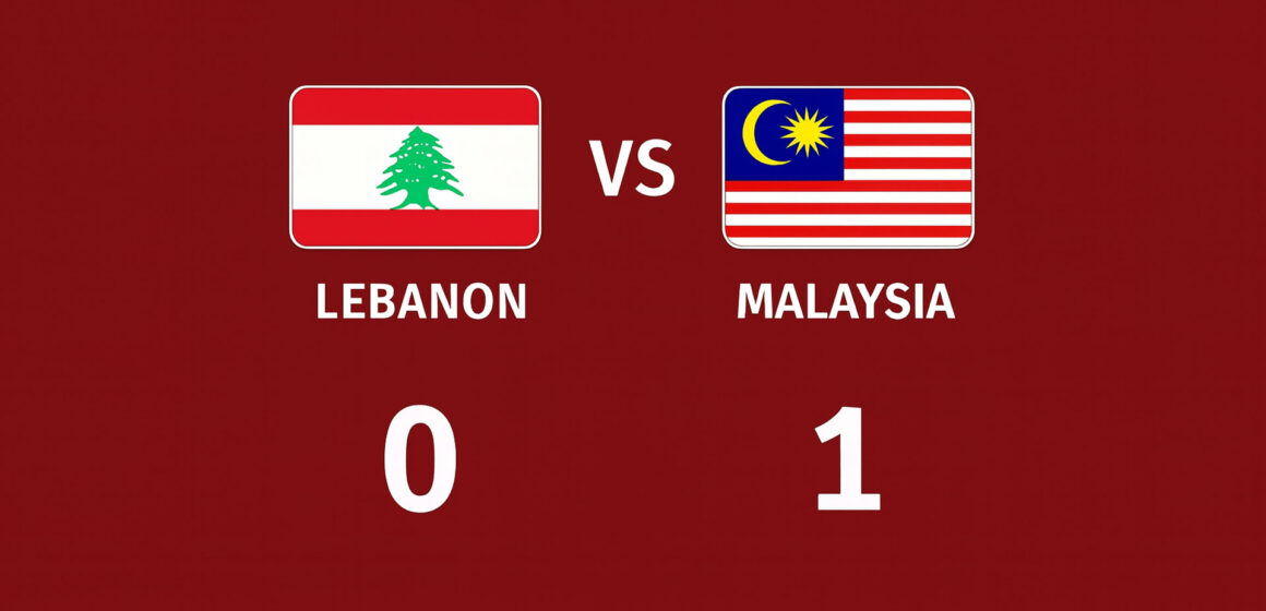 Lebanon Finish Merdeka Cup as Runners-Up After Narrow Final Loss to Malaysia