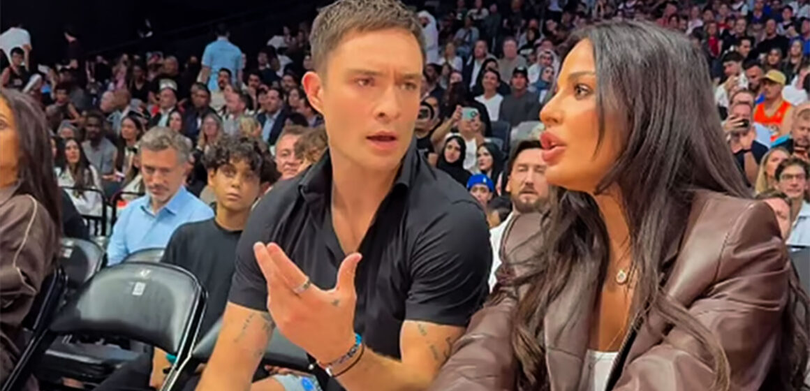 Ed Westwick and Nadine Nassib Njeim Bring Red-Carpet Energy to NBA Abu Dhabi Games