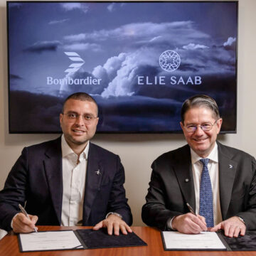 Bombardier and Elie Saab Unveil Exclusive Global 8000 Cabin Collaboration