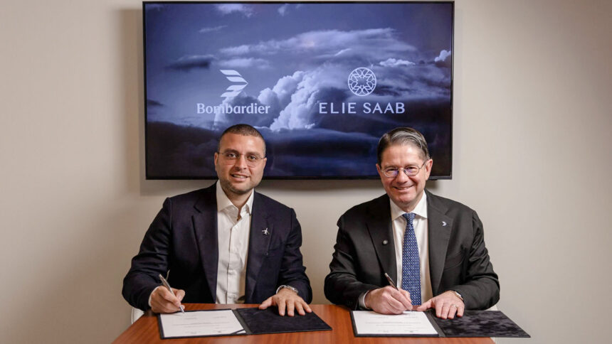 Bombardier and Elie Saab Unveil Exclusive Global 8000 Cabin Collaboration