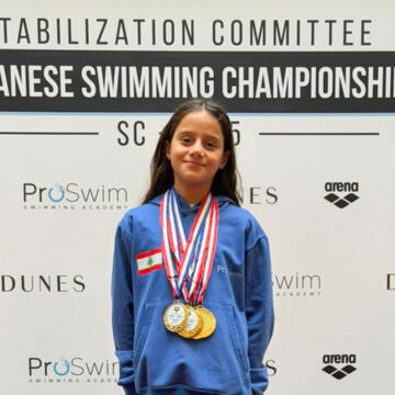 Amy Zeilaa Dominates Lebanese Swimming Championship SC 2025